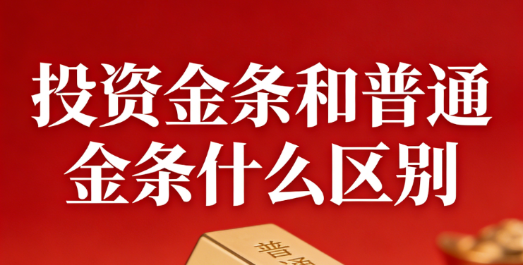 投资金条和普通金条什么区别？