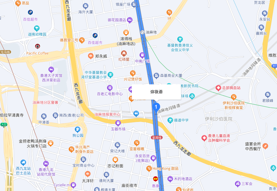 旺角弥敦道黄金一条街