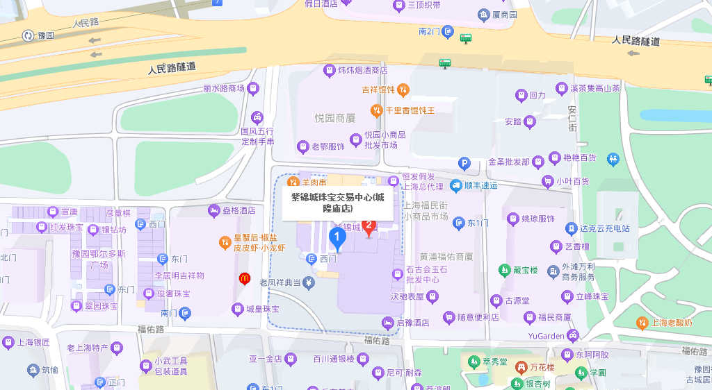 上海豫园紫锦城珠宝交易中心