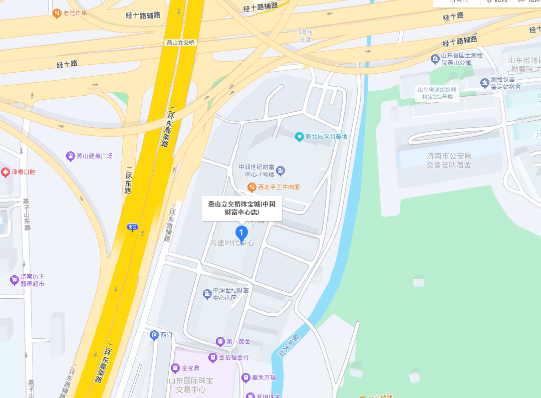 济南燕山立交桥珠宝城