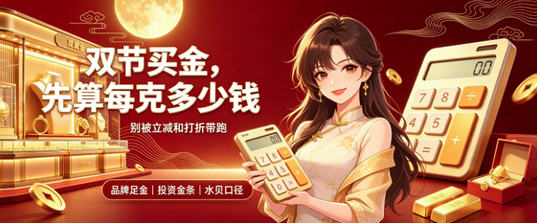 双节黄金促销来袭｜老凤祥老庙每克立减 88，以旧换新怎么算才不吃亏