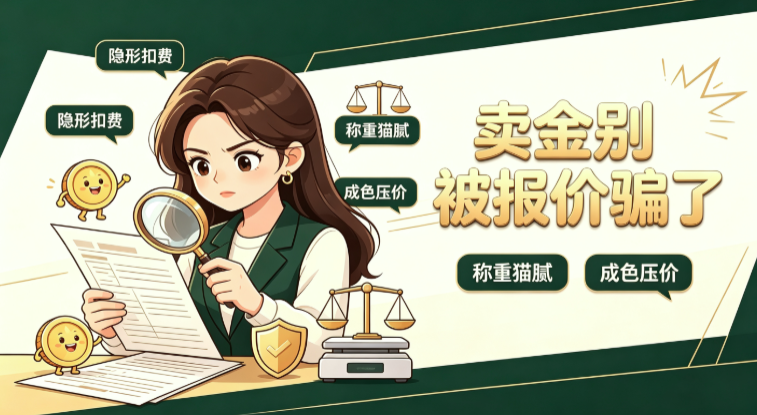 2026 黄金回收新规落地！验金全程顾客在场，隐形扣费彻底终结
