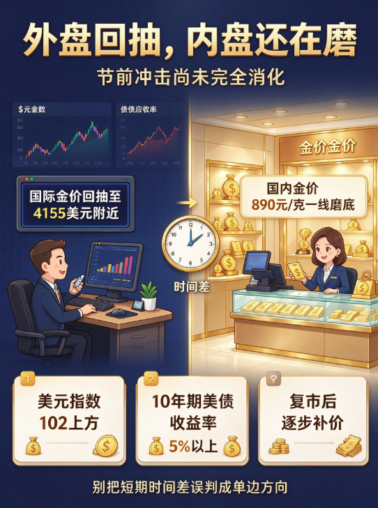 手上旧金饰缩水了:回收价从 889 退到 875,这十天发生了什么