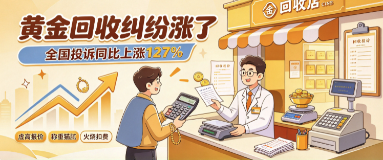 黄金回收投诉一季度同比涨 127%：虚高报价、鬼秤、火烧压价怎么防