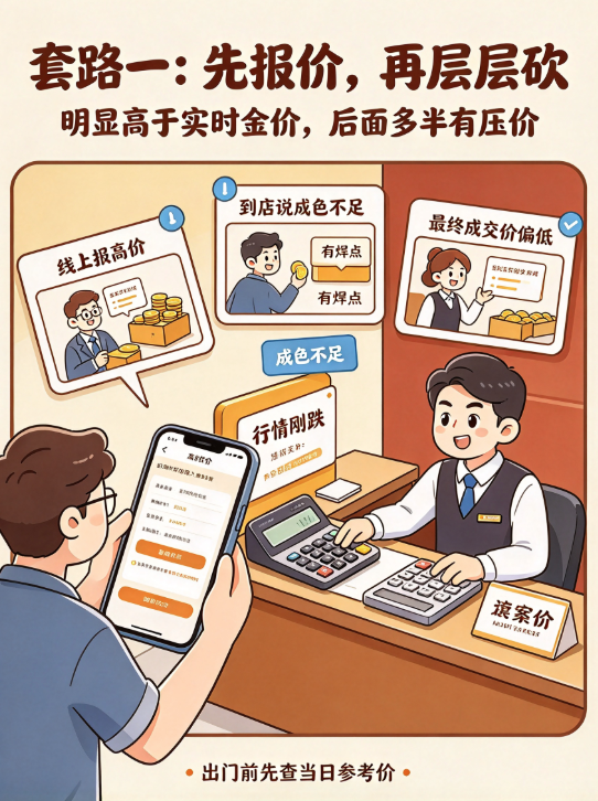 黄金回收投诉一季度同比涨 127%:虚高报价、鬼秤、火烧压价怎么防